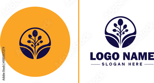 Infertility Clinic icon Fertility clinic Reproductive clinic IVF clinic flat logo sign symbol editable vector