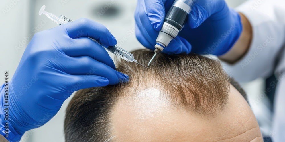 Surgeon utilizing advanced technology for fue hair restoration medical clinic procedure controlled environment close-up view innovative healthcare solutions Surgeon utilizing advanced technology for fue hair restoration medical clinic procedure controlled environment close-up view innovative healthcare solutions