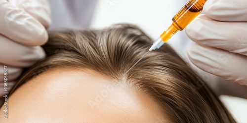 Prp platelet-rich plasma therapy procedure clinic medical treatment indoor close-up hair restoration benefits
