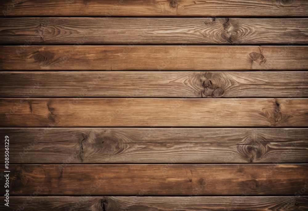 Naklejka premium Weathered wooden wall with natural texture and vintage design.