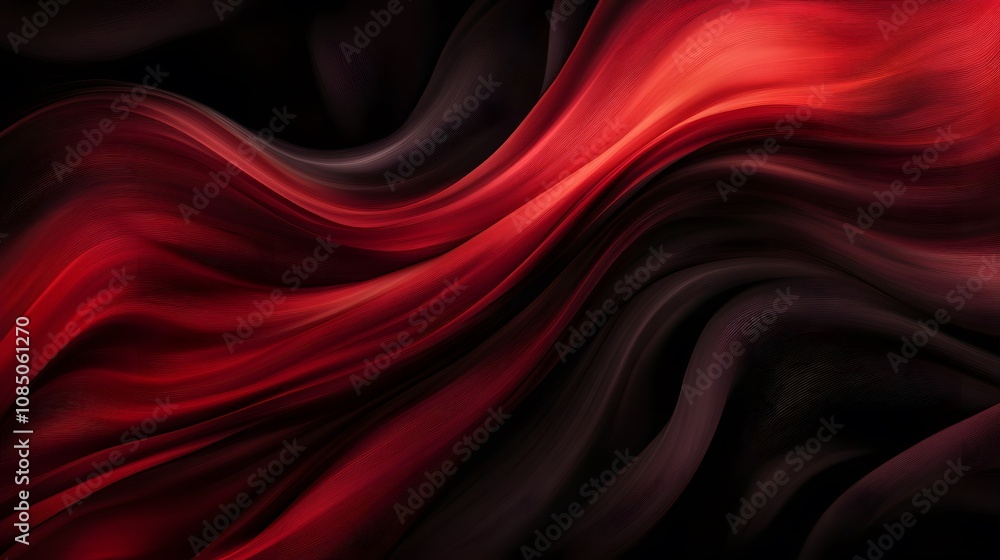 red and black silk background
