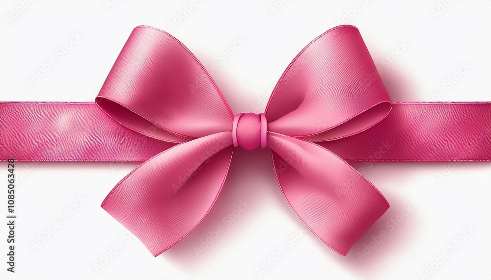 pink bow isolated on white pink bow isolated on white