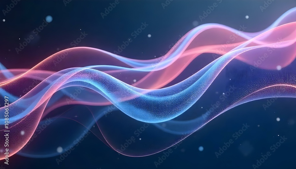 Abstract background with dynamic waves. 3d rendering, 3d illustration. Abstract background with dynamic waves. 3d rendering, 3d illustration.
