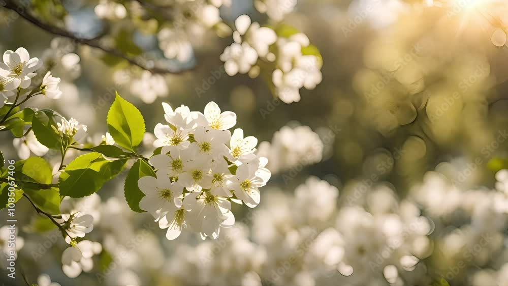 Blooming Flowers in Sunlight: Nature's Beauty Blooming Flowers in Sunlight: Nature's Beauty