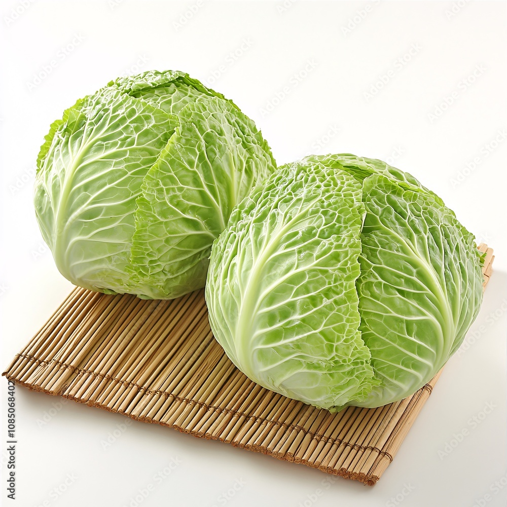 Fototapeta premium cabbage isolated on white background