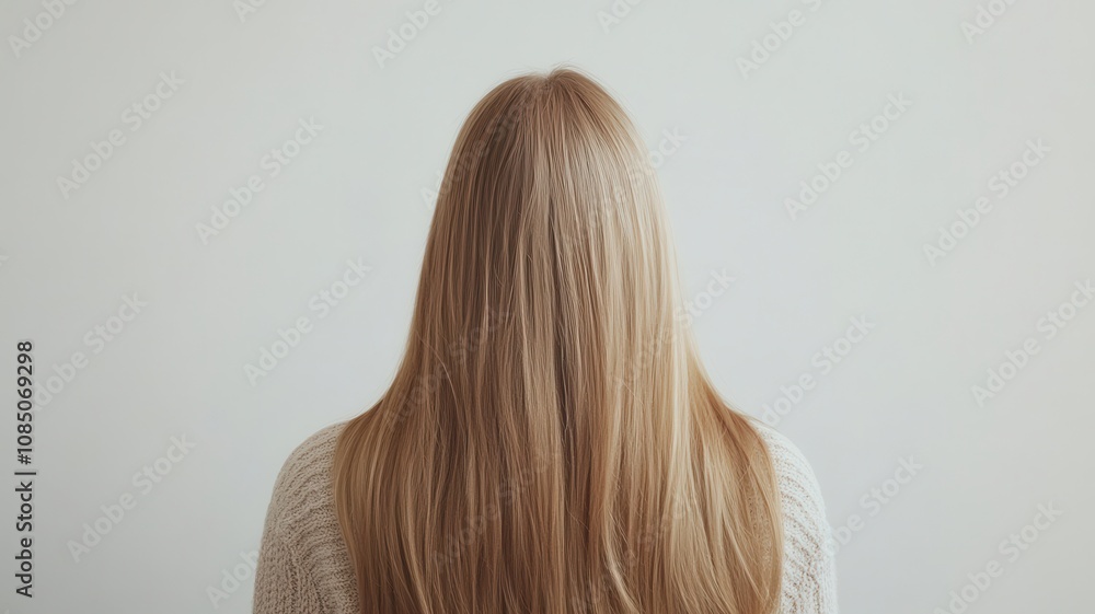Beautiful model girl with blond hair strand,silky healthy chestnut wavy golden hair strand,hair wavy ribbon,Keratin straightening,Treatment,straight long hair,procedures,Smooth hairstyle. Beautiful model girl with blond hair strand,silky healthy chestnut wavy golden hair strand,hair wavy ribbon,Keratin straightening,Treatment,straight long hair,procedures,Smooth hairstyle.
