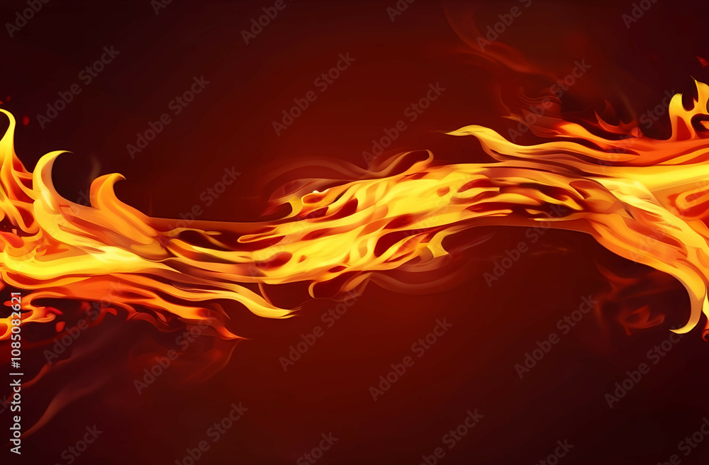 Fototapeta premium background with fire