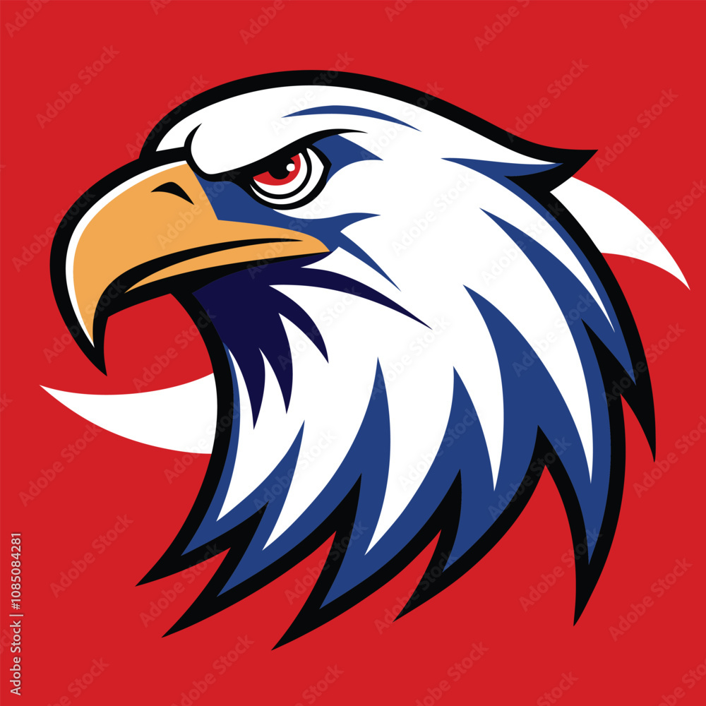 american bald eagle with flag american bald eagle with flag