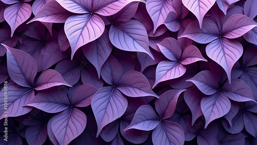 Purple Color Flower Leaf Wallpaper background. Purple Color Flower Leaf Wallpaper background.