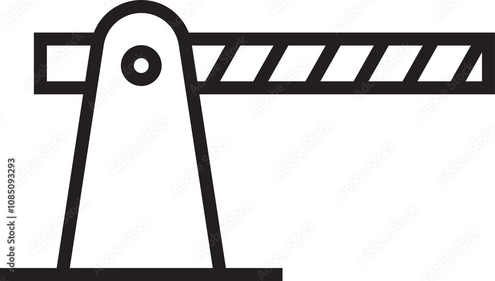 Under Construction Barrier Icon Illustration
Under Construction Barrier Icon Illustration