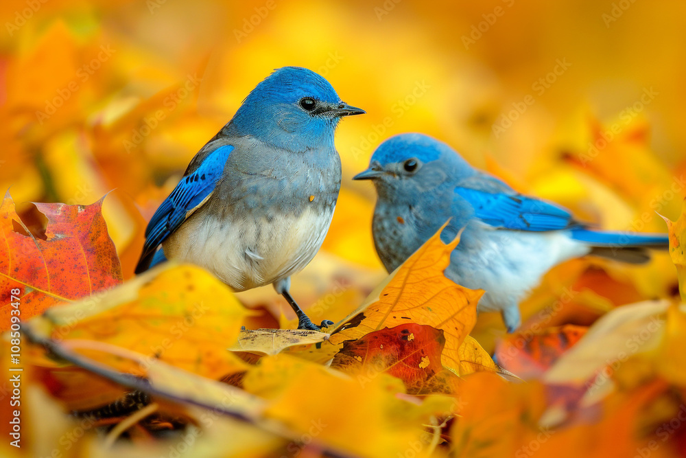 Obraz premium blue blackbird