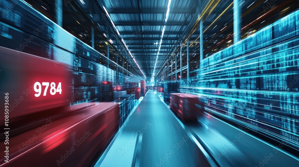 Automated Warehouse with Digital Information Automated Warehouse with Digital Information