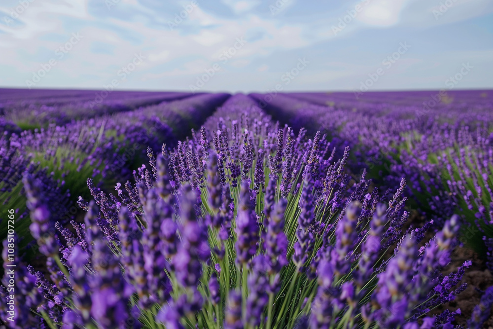 Naklejka premium lavender field region