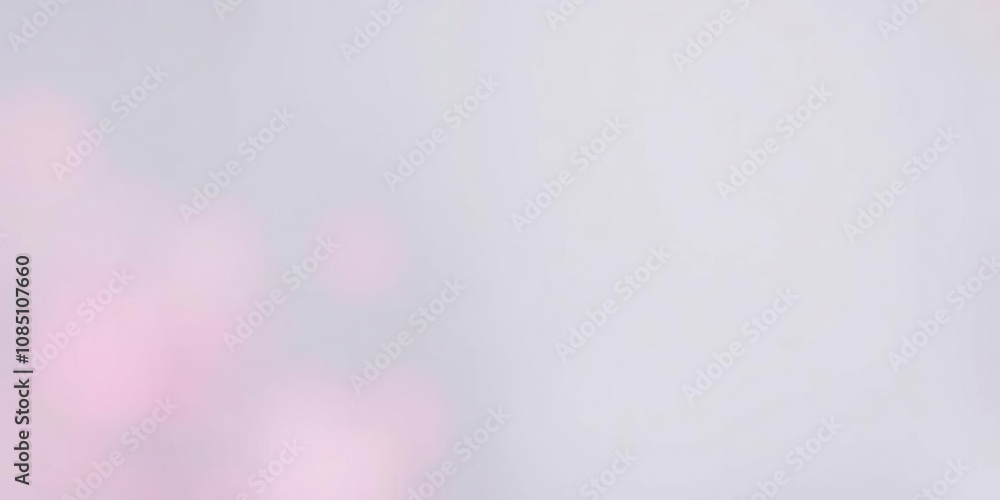 Soft pink hues bleed into a serene gray blue background, gray blue, acrylic style, gentle colors Soft pink hues bleed into a serene gray blue background, gray blue, acrylic style, gentle colors