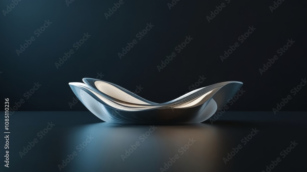 Abstract Architecture: Futuristic Design with Smooth Curves Abstract Architecture: Futuristic Design with Smooth Curves