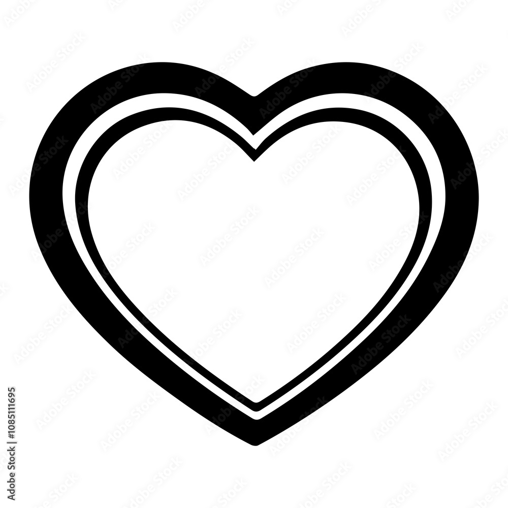 Best Heart Glow silhouette illustration Best Heart Glow silhouette illustration