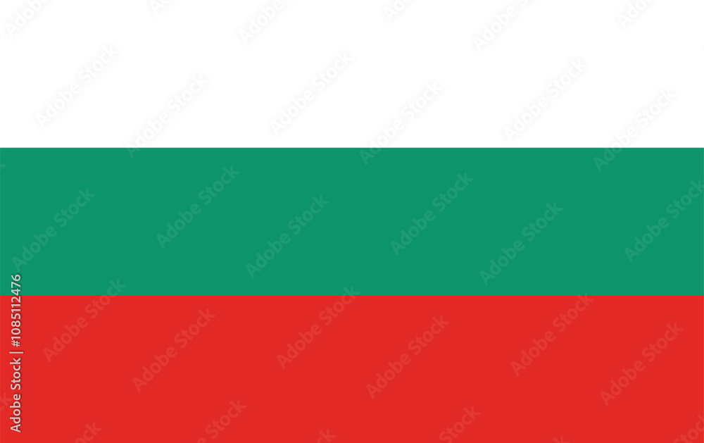 Bulgaria National Flag vector icon. Flag design of Bulgaria.
Bulgaria National Flag vector icon. Flag design of Bulgaria.