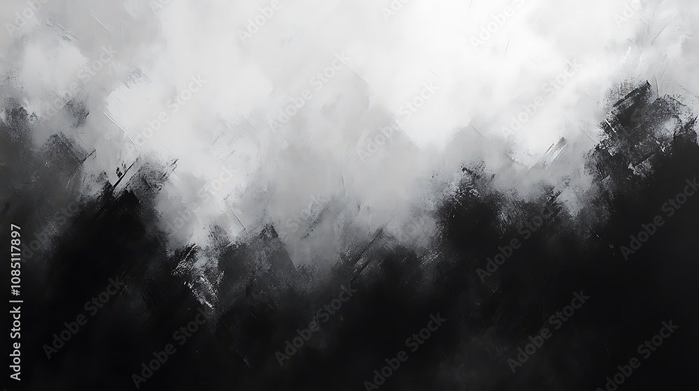 Abstract Monochrome Background with Contrasting Light and Dark Textures Image Abstract Monochrome Background with Contrasting Light and Dark Textures Image