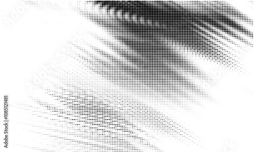 Diagonal abstract halftone bitmap dot effect texture modern dynamic background
