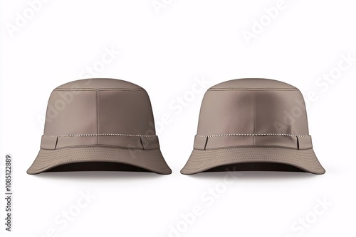 Elegant Bucket Hat in a Neutral Brown Shade photo