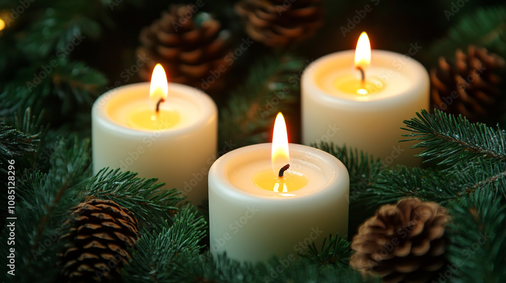 Illuminating Traditions with The Role of Candlelight in Christmas and Winter Celebrations adding warmth and spiritual meaning to Christmas festivities with its serene, flickering glow. Illuminating Traditions with The Role of Candlelight in Christmas and Winter Celebrations adding warmth and spiritual meaning to Christmas festivities with its serene, flickering glow.