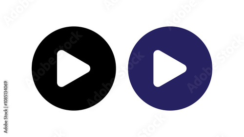 Play button symbols in circle containers isolated on a transparent background for use in multimedia player interface design elements. Free Download Play button symbols in circle containers isolated on a transparent background for use in multimedia player interface design elements. - GFXLoad