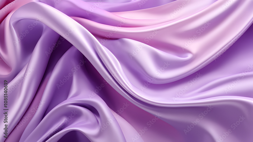 Fototapeta premium A purple and pink fabric with a wave pattern