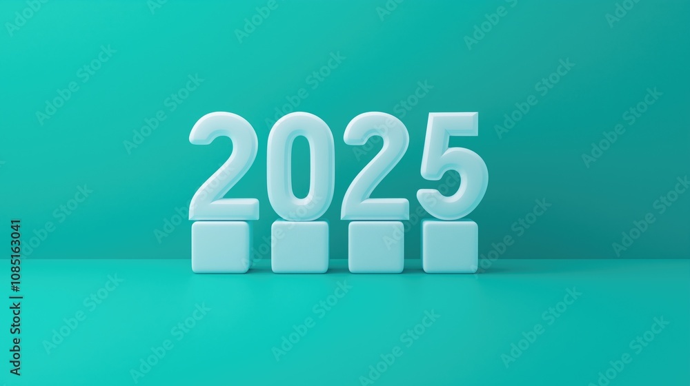 Festive Happy New Year background, 2025 Numbers Festive Happy New Year background, 2025 Numbers