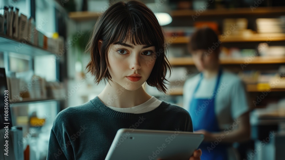 The Woman with the Tablet The Woman with the Tablet