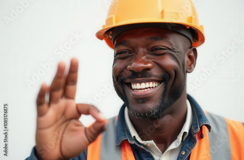 advertising photo portrait of a builder photo