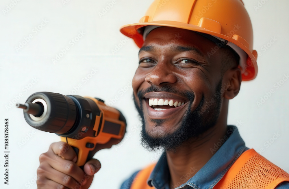 advertising photo portrait of a builder advertising photo portrait of a builder