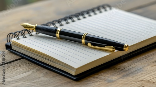 Stylish Pen and Notebook Combination, Perfect for Work and Study