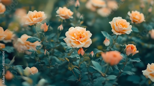 Wallpaper Mural A garden where flowers bloom in the air Torontodigital.ca