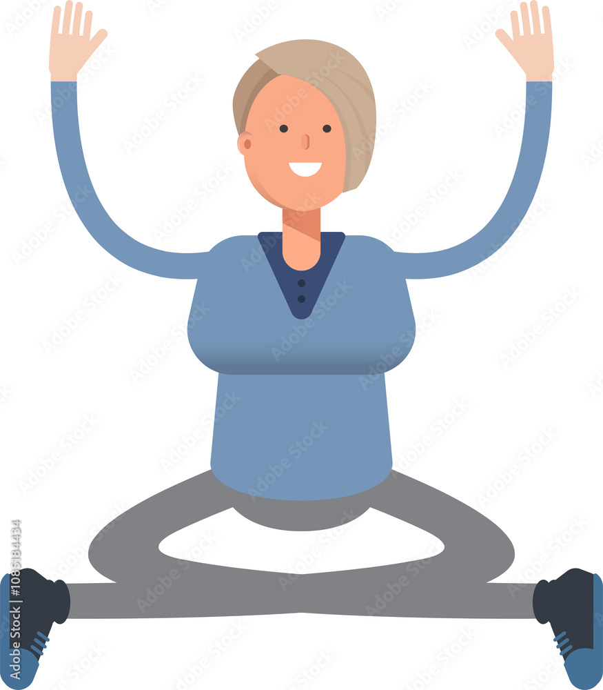 Woman Character Sitting Illustration
Woman Character Sitting Illustration