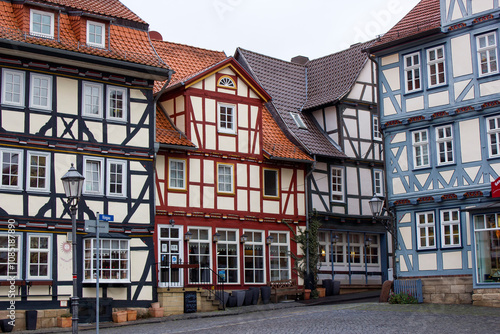 The Town of Bad Sooden Allendorf in the Werra Valley in Germany photo