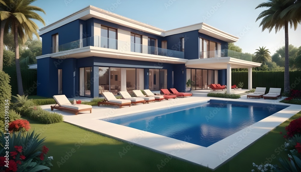 House 3d rendering design House 3d rendering design