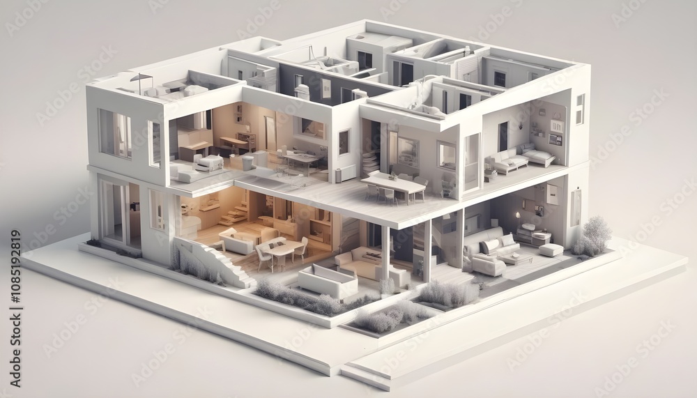 House 3d rendering design House 3d rendering design