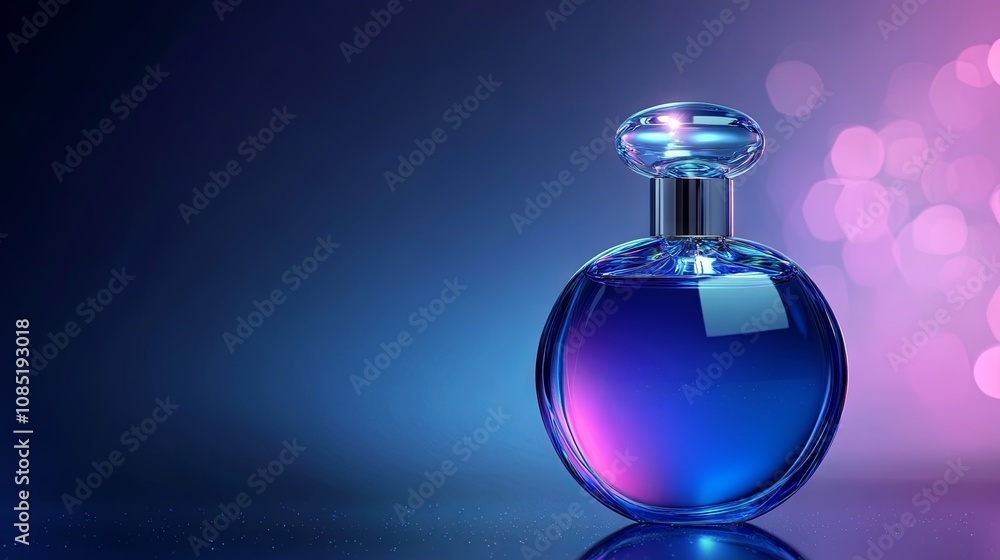 Bottle of women's perfume on isolated background Bottle of women's perfume on isolated background