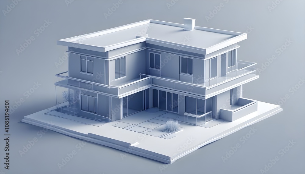 House 3d rendering design House 3d rendering design