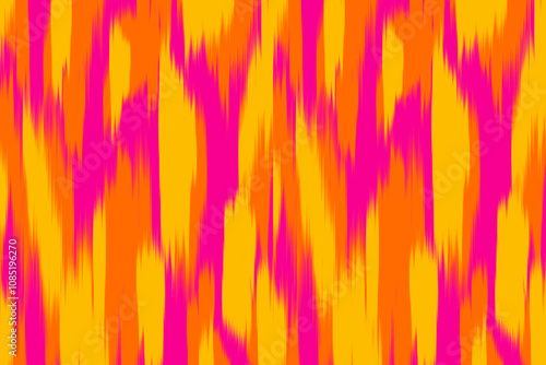 Uzbekistan ikat pattern. Uzbekistan ikat abstract ethnic design. Uzbekistan pattern design for background, wallpaper, textile, art, clothing, wrapping paper, Uzbek style, Uzbek fabric