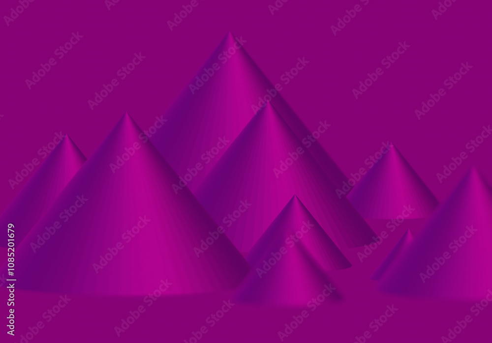 Abstract 3d render, purple geometric background design with spiral Abstract 3d render, purple geometric background design with spiral
