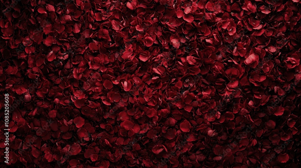 Luxurious rose background with deep red petals in full bloom, intricate textures and dramatic lighting. Luxurious rose background with deep red petals in full bloom, intricate textures and dramatic lighting.