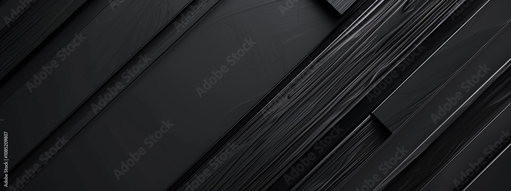 Black Background with Diagonal Lines and Shapes, Banner Template with White Space for Text. Minimalist Abstract Wallpaper with Copy Space on Black Background. Clean Modern Wallpaper. Black Background with Diagonal Lines and Shapes, Banner Template with White Space for Text. Minimalist Abstract Wallpaper with Copy Space on Black Background. Clean Modern Wallpaper.