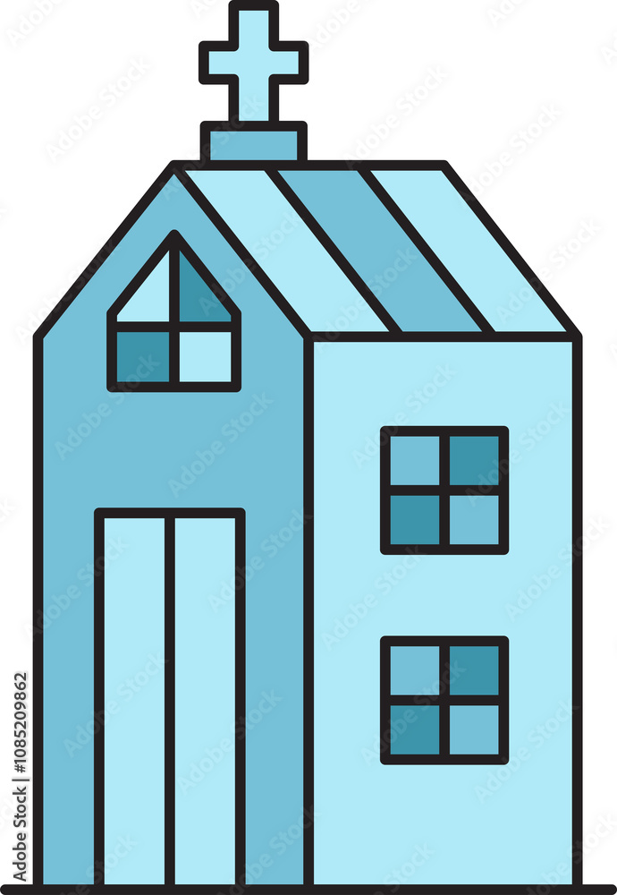 Church Icon Illustration
Church Icon Illustration