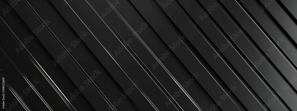Minimalist diagonal lines wallpaper on a black background. Banner template with white space for text, ideal for modern and professional design purposes. Minimalist diagonal lines wallpaper on a black background. Banner template with white space for text, ideal for modern and professional design purposes.