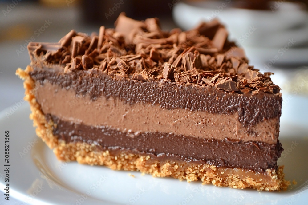 Decadent Layered Chocolate Cake with Rich Ganache and Crispy Crust Decadent Layered Chocolate Cake with Rich Ganache and Crispy Crust
