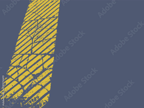 Yellow tactile paving - vector file - warning block, directional block, perspective view, braille block - Safety markings on the road - tactile walking surface indicators - urban signs