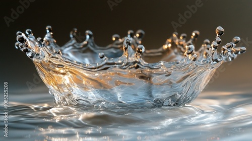 Wallpaper Mural Water crown splash. Torontodigital.ca