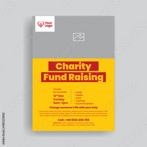 Charity flyer, Volunteer poster, charity foundation poster, fund-raising flyer, voluntary organization leaflet  template old care nursing home poster advertising template