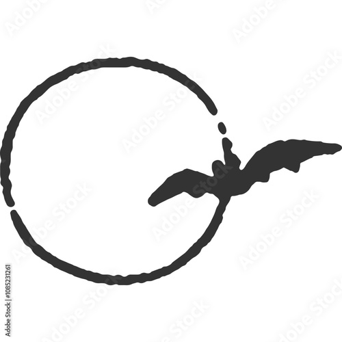 Unseen Eyes and Unfelt Body Vintage Illustration Vector